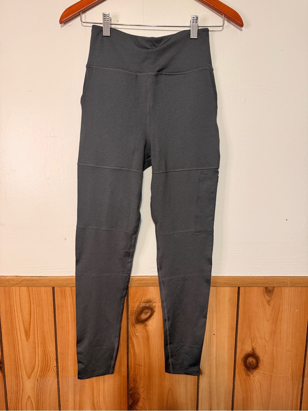 Adore Me Charcoal Gray High-Waist Leggings